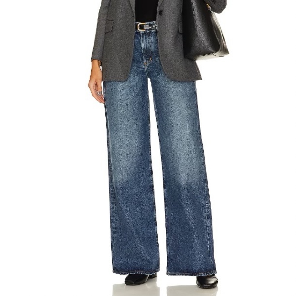 AGOLDE Clara Low-Rise Baggy Flare Jeans
